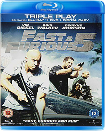 Fast and Furious 5 (2011) Blu-Ray 3 Disc