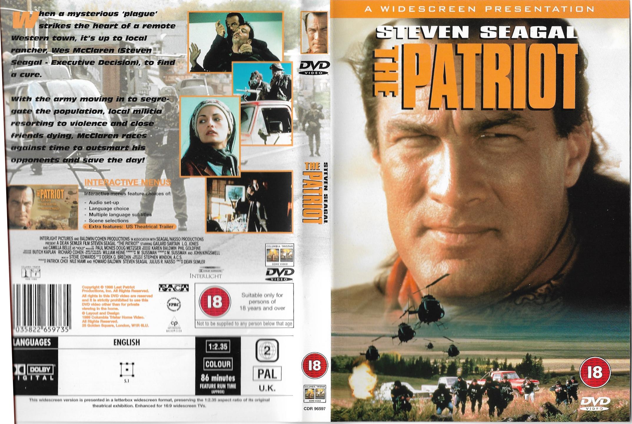 The Patriot (1998) A Widescreen Presentation_cover