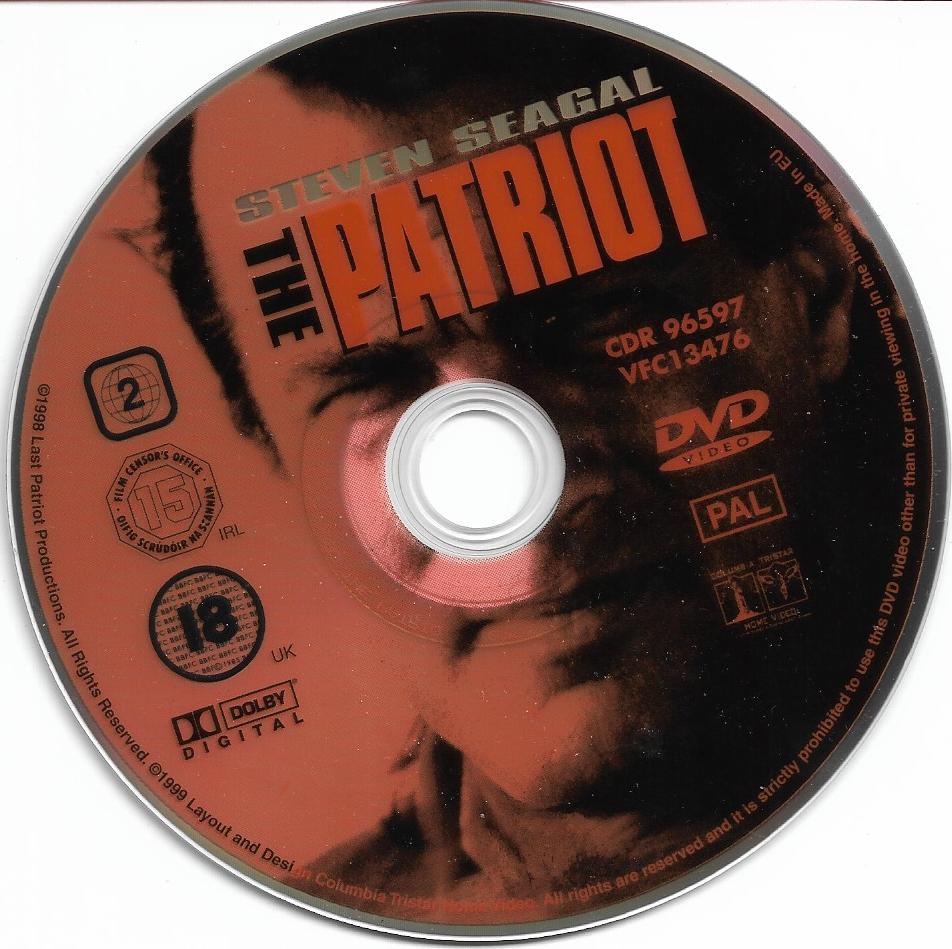 The Patriot (1998) A Widescreen Presentation_label